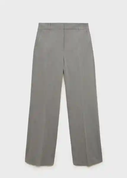 Pantalón Carlosv Gris Talla 36 Mujer Mango