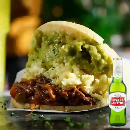 Combo Arepa Nido + Stella Artois 350 ml