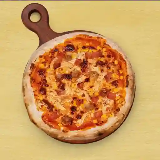Pizza corralito de piedra med