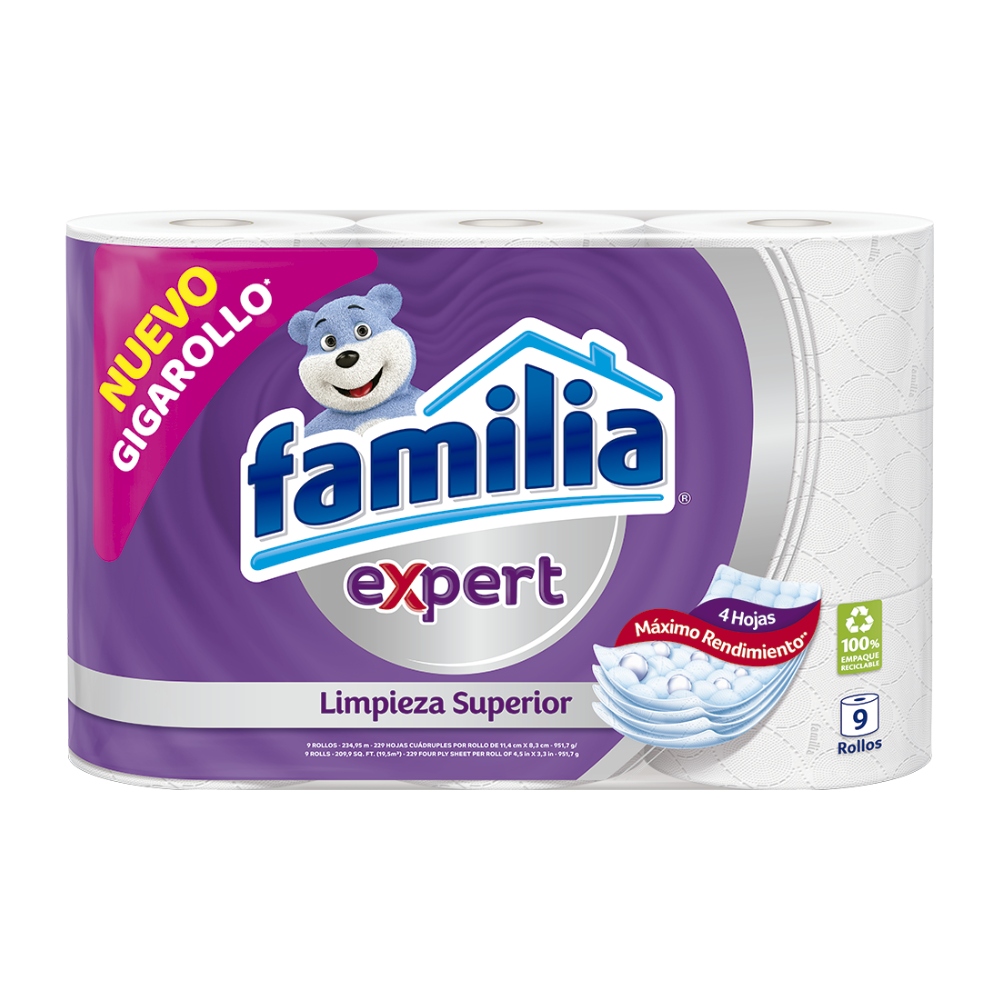Familia Papel Higiénico Expert 234m