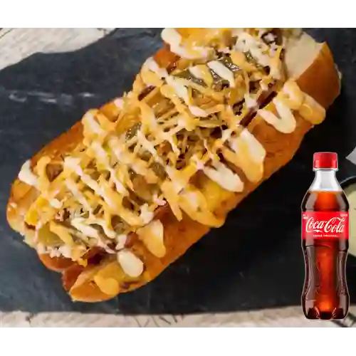 Combo Hot Dog Delfos + Coca Cola Original 400 ml