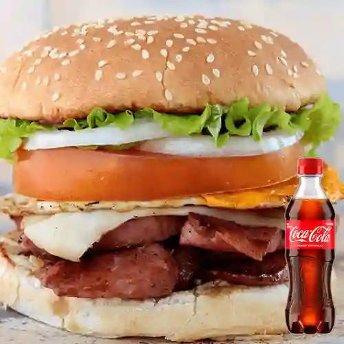 Combo Hamburguesa de Costilla +Cocacola Orig 400ml