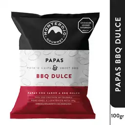 Monterojo Papas Bbq Dulce 100 gr