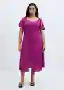 Vestido Red3 Morado Talla 27 Mujer Mango