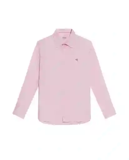 Camisa Oxford Duck Rosa Simple Claro Talla M Chevignon