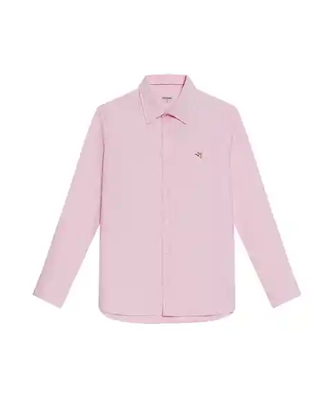 Camisa Oxford Duck Rosa Simple Claro Talla M Chevignon