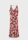 Vestido Winner Marrón Talla S Mujer Mango