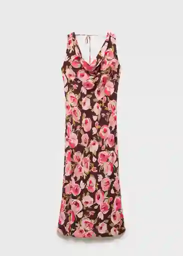 Vestido Winner Marrón Talla S Mujer Mango