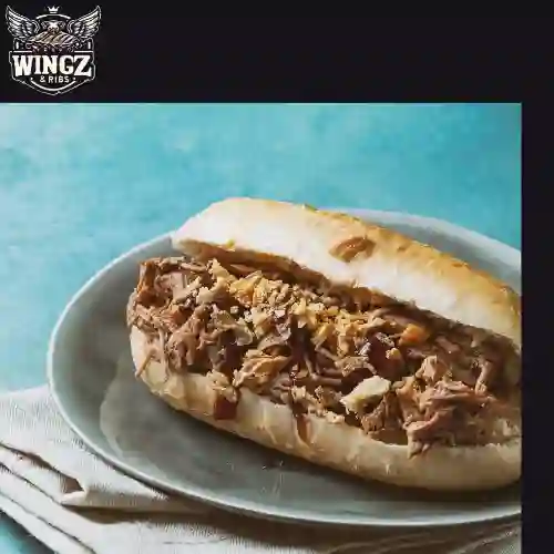 Sándwich Cerdo Desmechado Picante