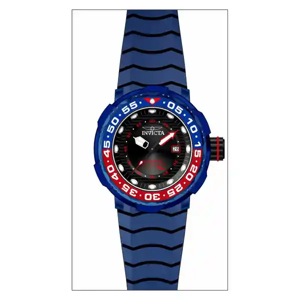 Invicta Reloj Hombre Azul Rojo Inv28789