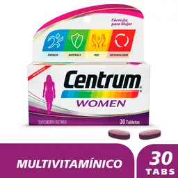 Centrum Multivitamínico Women para Mujeres Entre 18 y 49 Años 