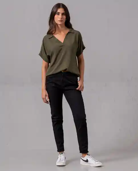Camisa Mujer Verde M G19F104_VER190309 Rifle