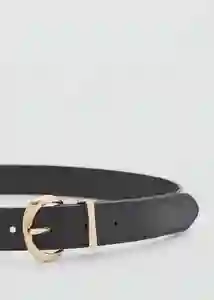 Cinturón Twister Negro Talla S Mujer Mango