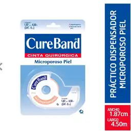 Cure Band Cinta Quirúrgica Microporoso Color Piel