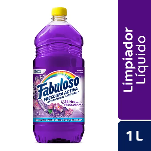 Fabuloso Limpia Pisos Antibacterial Lavanda 1 L