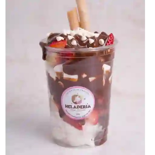 Fresas con chocolate pequeña 12oz