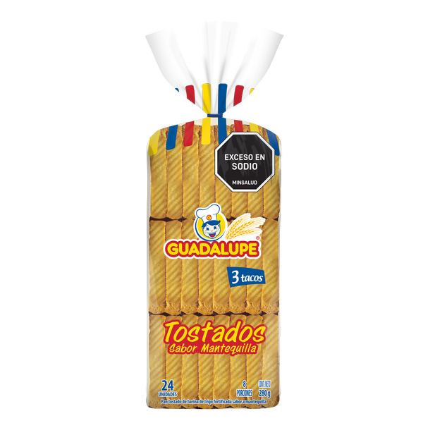 Tostados Mantequilla Guadalupe 280 g