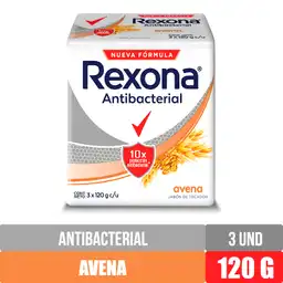 Rexona Jabón de Tocador Antibacterial de Avena