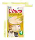 inaba gato snack churu tuna with cheese tube 56g
