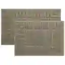 Lucky Brand Alfombra de Baño Con Respaldo de Tpr Antideslizante