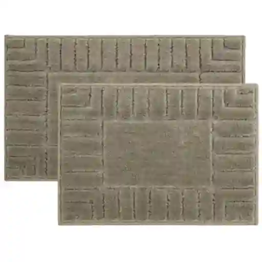 Lucky Brand Alfombra de Baño Con Respaldo de Tpr Antideslizante