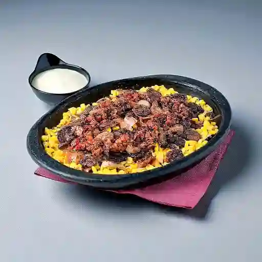 Mazorcada carnes+manantial con gas 600ml