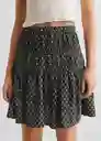 Falda Pals Negro Talla 20 Mango Teen Girl Mango