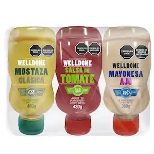 Welldone Pack Salsas Surtidas