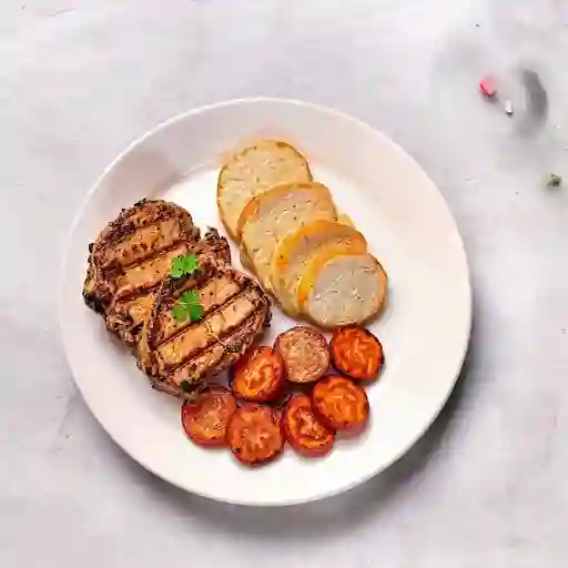 Bandeja Mixta Pollo - Cerdo