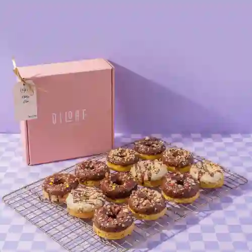 Caja Regalo X 12 Keto Donuts (60Gr C/u)