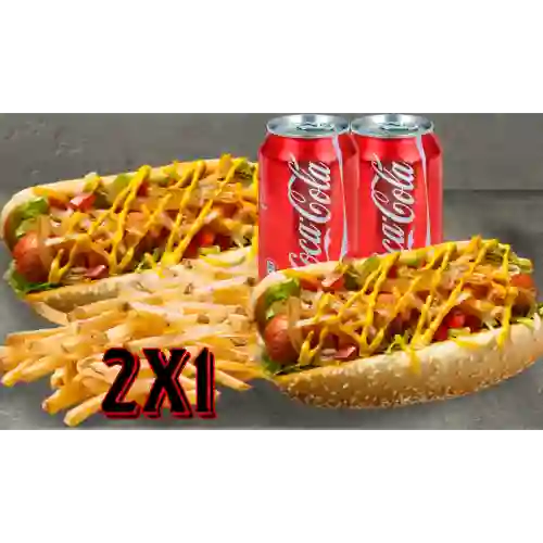 Combo Hot Dog 2X1