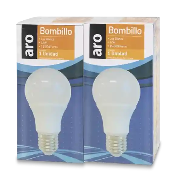 Aro Bombillo Led 12W Luz Blanca E27 15000 Hojas