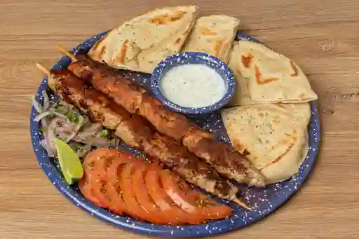 Brochetas de cerdo