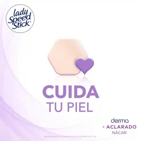 Desodorante Mujer Lady Speed Stick Derma + Aclarado 91 g x 2 Und