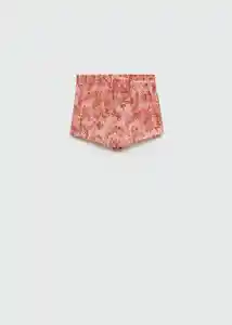 Short Bombay Salmon Talla 70 Niñas Mango