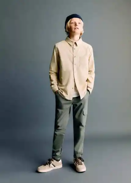 Camisa Coen Arena Talla 09 Niños Mango