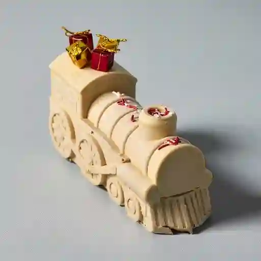 Tren Postre Helado de Helado y Chocolate