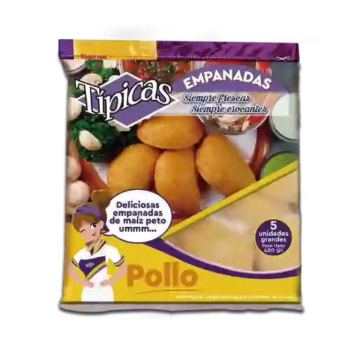 Empanada Grande de Pollo Congelada X 5U