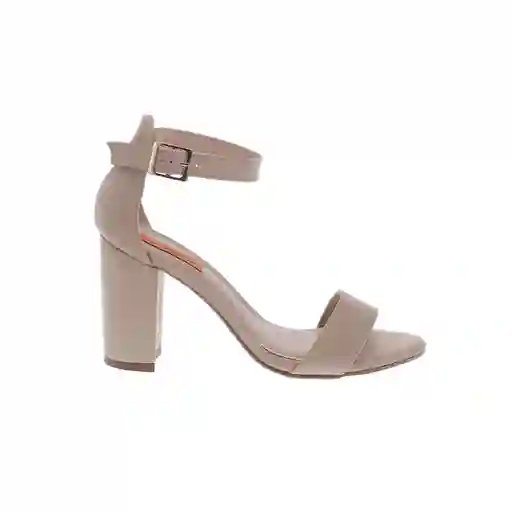 Sandalias Tacón Cairo Beige Talla 40