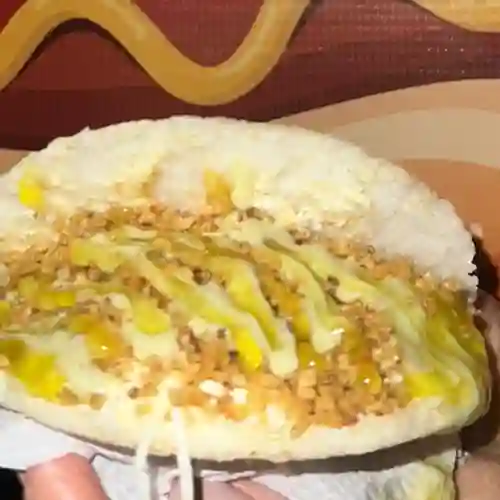 Arepa de Salchicha Suiza