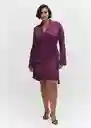 Vestido Florence Granate Talla XS Mujer Mango