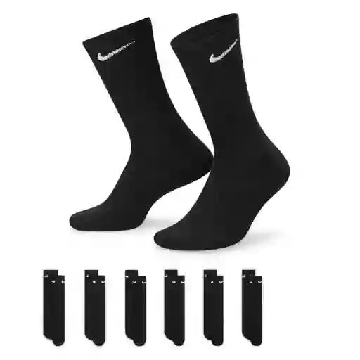 Nike Set Medias u Everyday Cush Hombre Negro L SX7666-010