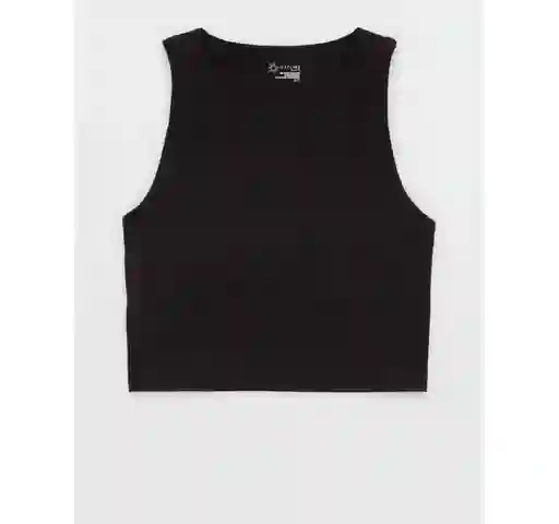 Top Deportivo Negra Talla Medium American Eagle