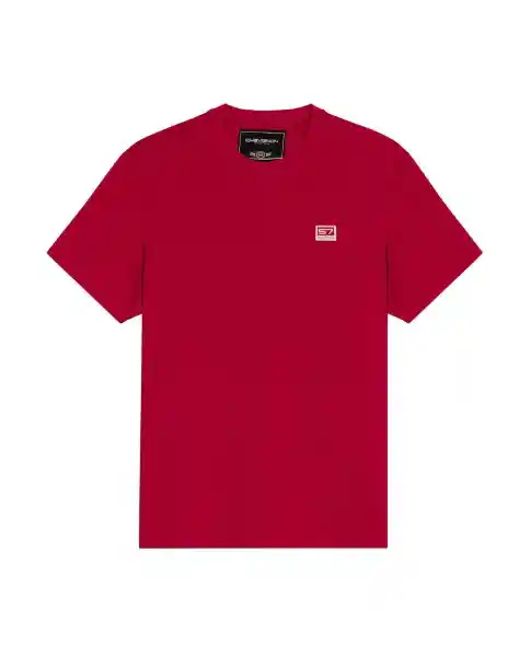 Camiseta Racing Masculino Rojo Chili Oscuro Talla XL Chevignon