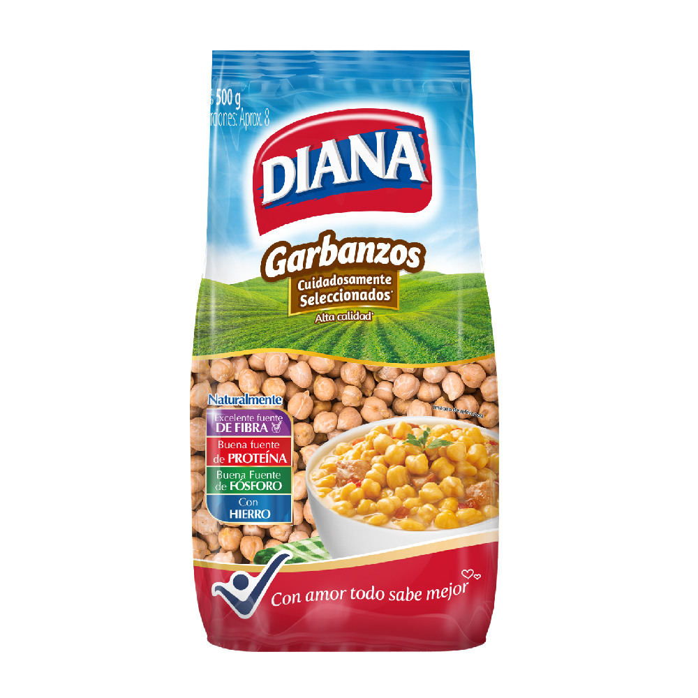 Diana Garbanzo Cuidadosamente Seleccionado 500 g
