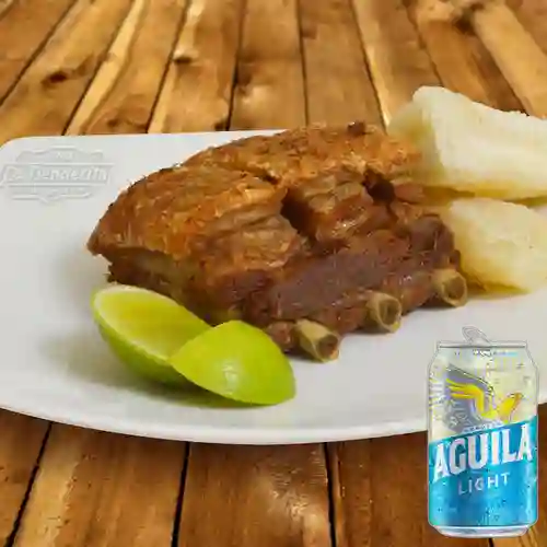 Combo Chicharroncito Morboso + Aguila Light Lta 330ml
