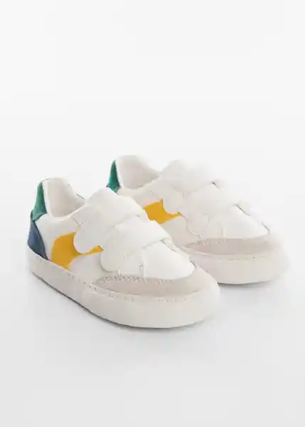 Zapatos Deportiva Sashab Niños Blanco Talla 21 Mango