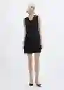 Vestido Avayax Negro Talla S Mujer Mango