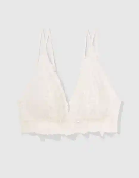 Bralette Aerie Blanco Talla Small American Eagle 16983860