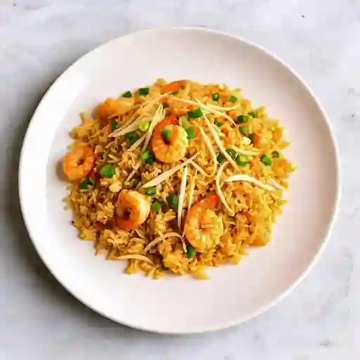Arroz Frito Personal con Camarón y Pollo